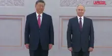 Russia, Xi accolto a Mosca da Putin