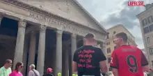Coppa Italia, tifosi Bologna e Milan in giro per il centro di Roma