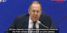 Ucraina, Lavrov: “Zelensky è un uomo patetico”
