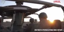 Gaza, le immagini dell’esercito israeliano che opera nel nord della Striscia