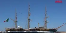 Amerigo Vespucci, il veliero della Marina Militare fa tappa a Civitavecchia