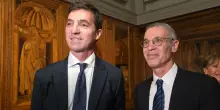 Marche, il presidente Acquaroli alla riapertura dello studiolo di Duca Federico