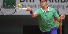 Roland Garros 2025, Sinner agli ottavi: Lehecka sconfitto in tre set
