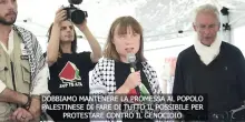 Gaza, Greta Thunberg a Catania con Freedom Flottilla: “Continuare a protestare contro genocidio”