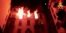 Incendio Milano, le immagini dell’appartamento in fiamme
