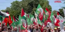 Roma, in testa al corteo per Gaza Bonelli e Fratoianni: “Riconoscere Stato palestinese”