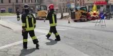 Macerata, fuga di gas durante lavori: l’intervento dei vigili del fuoco
