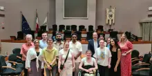 Marche, Consiglio: gemellaggio UniUrb-Leicester in visita all’Aula