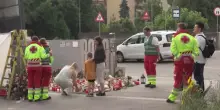 Strage di Graz, candele e fiori in memoria delle vittime