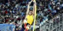 Duplantis, nuovo record del mondo nel salto con l’asta: 6,28 metri