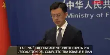 Israele-Iran, Cina: “Profondamente preoccupati per l’escalation”