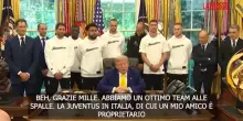 Mondiale per Club, Trump accoglie la squadra della Juventus alla Casa Bianca