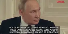Ucraina, Putin: “Pronto a incontrare Zelensky a fine negoziati”