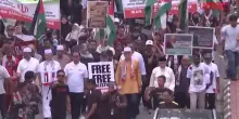 Kuala Lumpur, proteste nelle strade contro Israele e gli Usa: le immagini