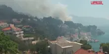 Croazia, vasto incendio sulla costa: decine di persone evacuate