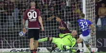 Playout Serie B, la Sampdoria vince a Salerno e si salva: caos all’Arechi