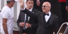Jeff Bezos, sfilata di vip in laguna per il matrimonio del miliardario: le immagini