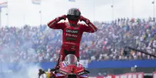 MotoGp 2025, M. Marquez vince il Gp Olanda su Bezzecchi e Bagnaia