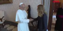 Il Papa accoglie Giorgia Meloni: “Molto piacere”