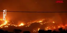 Creta, incendio devastante sull’isola: evacuati case e hotel