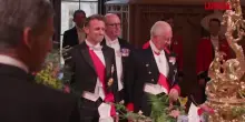 Windsor, Re Carlo ospita la cena di stato per Macron
