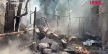 Ucraina, edifici distrutti a Odessa dopo lennesimo raid russo