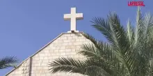 Gaza, le immagini della chiesa cattolica colpita