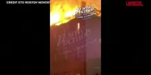 Russia, drone colpisce stazione ferroviaria: la struttura prende fuoco