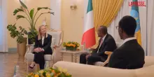 Meloni in Etiopia, le immagini del bilaterale con Abiy Ahmed