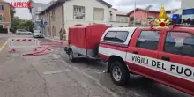 Maltempo a San Benedetto del Tronto, vigili del fuoco in azione dopo il nubifragio