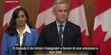 Il Canada riconoscerà lo Stato di Palestina, lannuncio del premier Carney