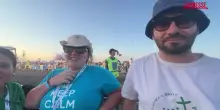 Giubileo dei Giovani, fedeli al passaggio di Papa Leone XIV: “Forte emozione”