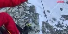 Val d’Aosta, recuperati gli alpinisti rimasti bloccati sul Cervino