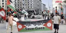 Milano, presidio pro Pal a San Babila al grido di "Palestina Libera"