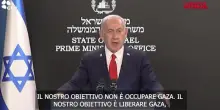 Gaza, Netanyahu: "Obiettivo non è occuparla ma liberarla"