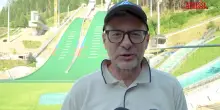Milano-Cortina, Giorgetti visita limpianto per il salto con gli sci di Predazzo