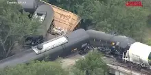Texas, deraglia treno merci: 35 vagoni fuori dai binari