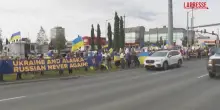 Trump-Putin, le proteste contro il vertice ad Anchorage