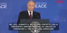 Ucraina, Putin: "Con Trump presidente non ci sarebbe stata la guerra"