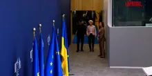 Ucraina, Von der Leyen accoglie Zelensky a Bruxelles