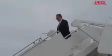 Ucraina, Keir Starmer è arrivato negli Usa: le immagini prima del vertice alla Casa Bianca