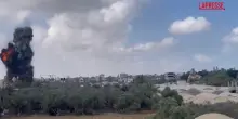 Gaza, raid israeliano su Deir al Balah: lesplosione ripresa dalle telecamere