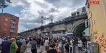 Sfratto Leoncavallo, presidio in via Watteau: accorse un centinaio di persone