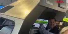 Meeting di Rimini, Salvini visita gli stand tra simulatori di volo e del Ponte sullo Stretto
