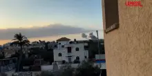 Gaza, colonne di fumo a Deir al-Balah