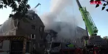 Ucraina, massiccio attacco russo su Kiev: edifici ridotti in macerie