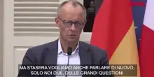 Ucraina, Merz: "E evidente che non ci sarà nessun incontro Putin-Zelensky"