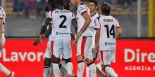 Lecce-Milan 0-2, prima vittoria rossonera in campionato