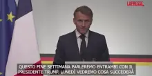 Ucraina, Macron contro Putin: “Orco alle porte dell’Europa”