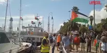 Barcellona, pronte le barche della Global Sumud Flotilla in partenza per Gaza
